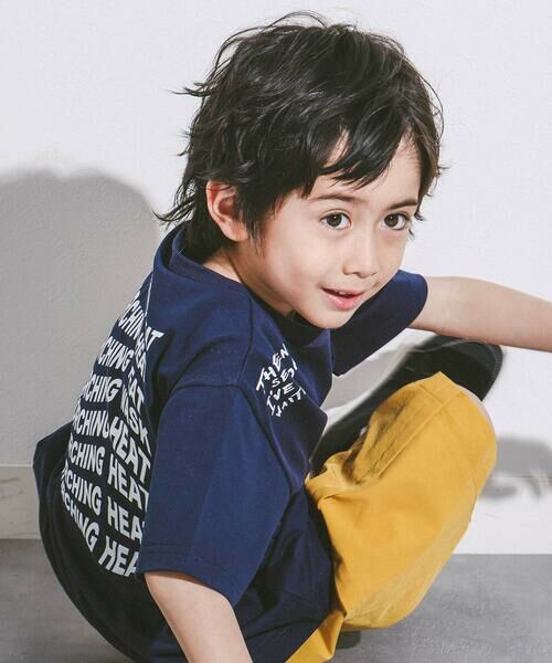 WASK / ワスク Tシャツ | 【接触冷感】テープポケットウェーブロゴTシャツ(110~160cm) | 詳細7