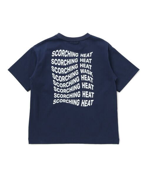 WASK / ワスク Tシャツ | 【接触冷感】テープポケットウェーブロゴTシャツ(110~160cm) | 詳細9