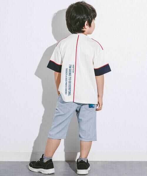 WASK / ワスク Tシャツ | 配色パイピングTシャツ(110~160cm) | 詳細1