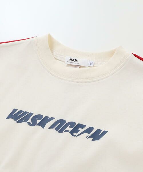 WASK / ワスク Tシャツ | 配色パイピングTシャツ(110~160cm) | 詳細4