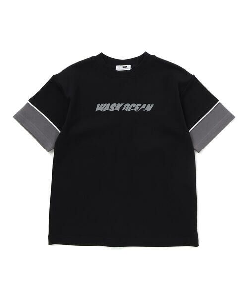 WASK / ワスク Tシャツ | 配色パイピングTシャツ(110~160cm) | 詳細13