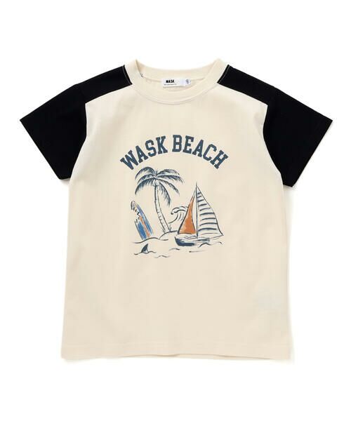 WASK / ワスク Tシャツ | 【接触冷感】ビーチバイカラーTシャツ(100~160cm) | 詳細3