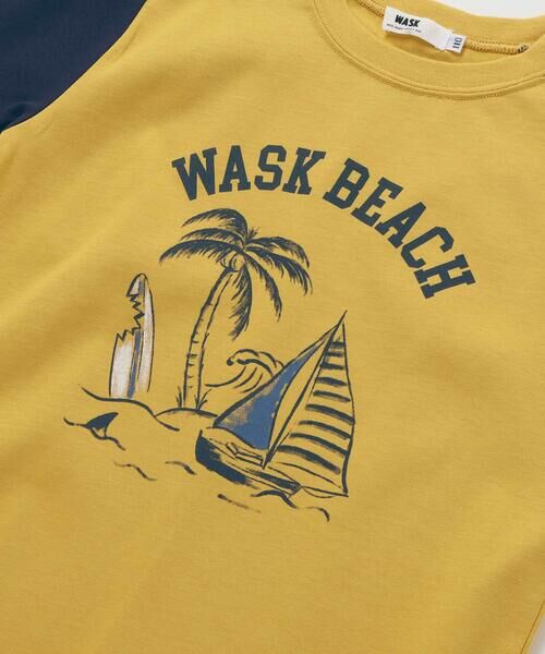 WASK / ワスク Tシャツ | 【接触冷感】ビーチバイカラーTシャツ(100~160cm) | 詳細10