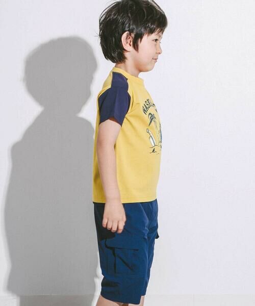 WASK / ワスク Tシャツ | 【接触冷感】ビーチバイカラーTシャツ(100~160cm) | 詳細6