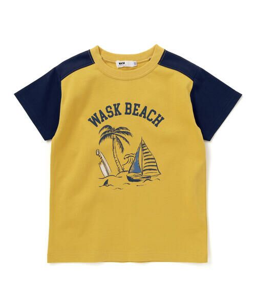 WASK / ワスク Tシャツ | 【接触冷感】ビーチバイカラーTシャツ(100~160cm) | 詳細7