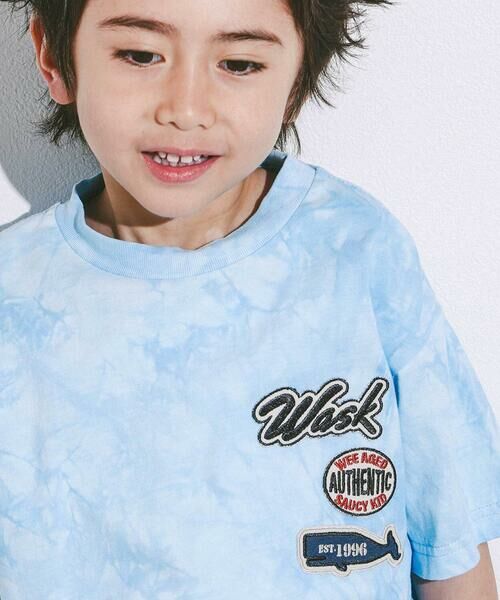 WASK / ワスク Tシャツ | ワッペンセット&タイダイTシャツ(100~160cm) | 詳細5