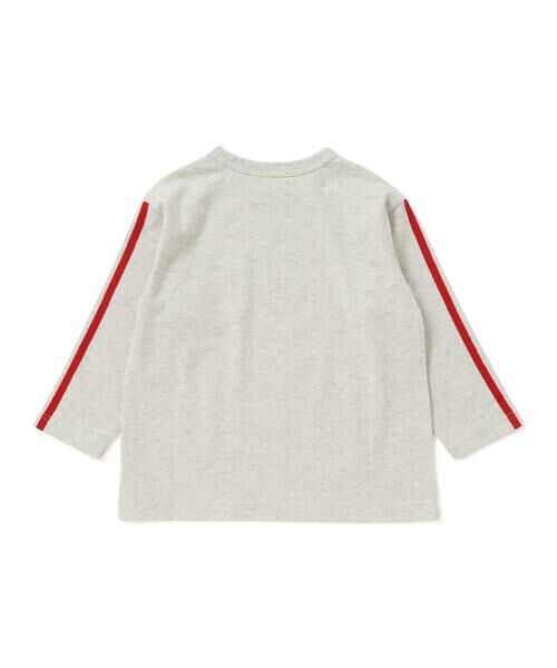 WASK / ワスク セットアップ | ロゴプリントBIG半袖Tシャツ＆袖テープ長袖Tシャツセット(100~160cm) | 詳細5