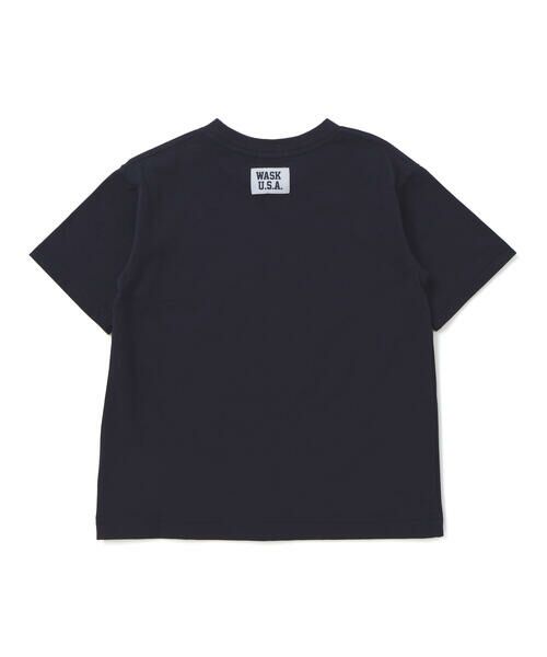WASK / ワスク セットアップ | ロゴプリントBIG半袖Tシャツ＆袖テープ長袖Tシャツセット(100~160cm) | 詳細6