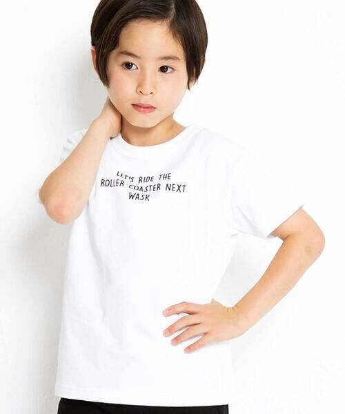 WASK / ワスク セットアップ | カラフル袖シャツ&ロゴプリント半袖Tシャツ(100~160cm) | 詳細2