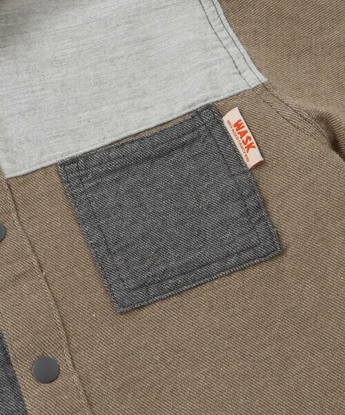 WASK / ワスク セットアップ | カラフル袖シャツ&ロゴプリント半袖Tシャツ(100~160cm) | 詳細8