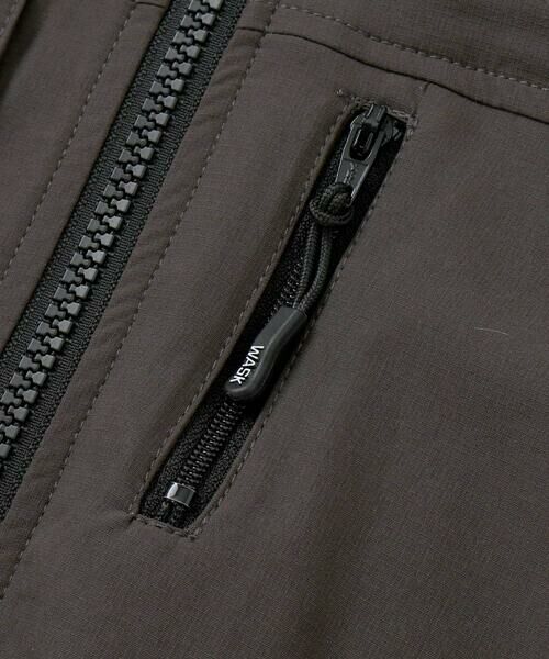 WASK / ワスク ナイロンジャケット | 袖取り外しワークポケットジャケット(100~160cm) | 詳細8