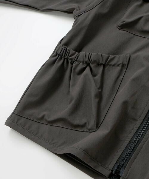 WASK / ワスク ナイロンジャケット | 袖取り外しワークポケットジャケット(100~160cm) | 詳細9