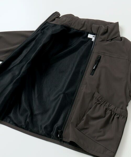 WASK / ワスク ナイロンジャケット | 袖取り外しワークポケットジャケット(100~160cm) | 詳細10