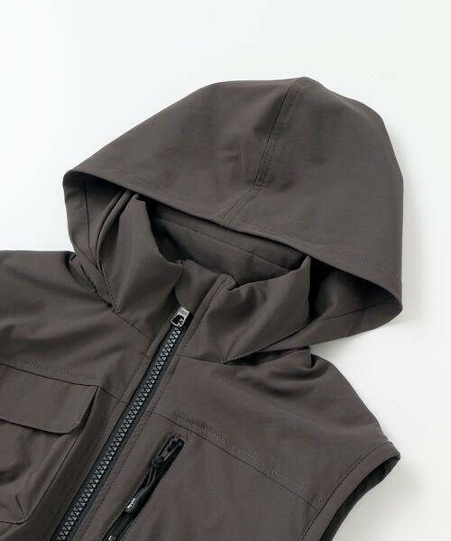 WASK / ワスク ナイロンジャケット | 袖取り外しワークポケットジャケット(100~160cm) | 詳細12