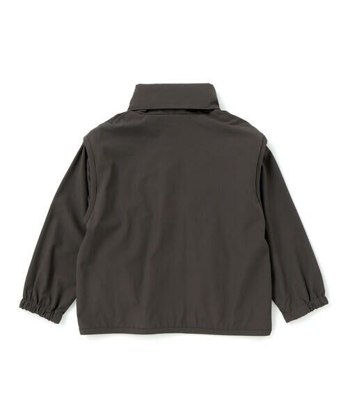 WASK / ワスク ナイロンジャケット | 袖取り外しワークポケットジャケット(100~160cm) | 詳細3