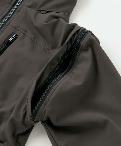 WASK / ワスク ナイロンジャケット | 袖取り外しワークポケットジャケット(100~160cm) | 詳細7
