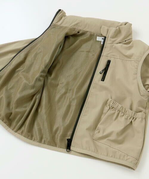 WASK / ワスク ナイロンジャケット | 袖取り外しワークポケットジャケット(100~160cm) | 詳細20
