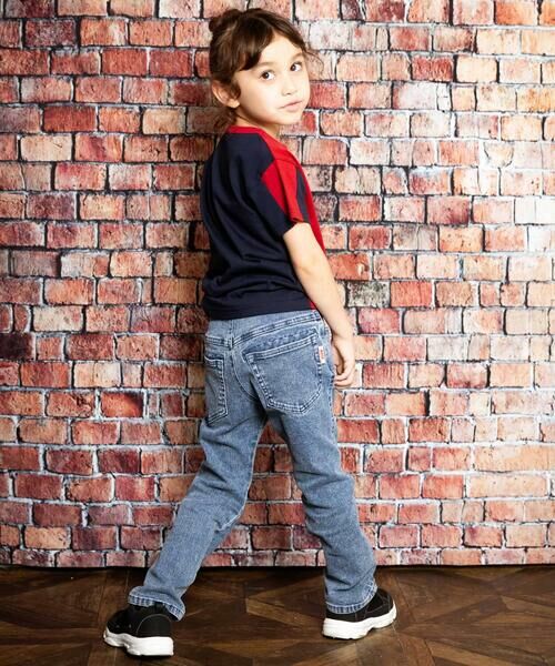 WASK / ワスク デニムパンツ | カラー刺しゅうストレッチデニムパンツ(100~160cm) | 詳細14