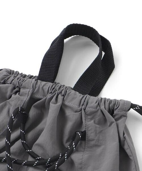 WASK / ワスク バッグ | メッシュポケットドローコードナップサック | 詳細10
