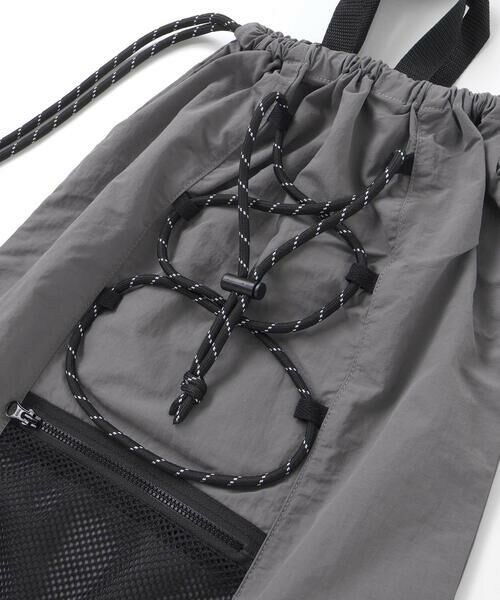 WASK / ワスク バッグ | メッシュポケットドローコードナップサック | 詳細11