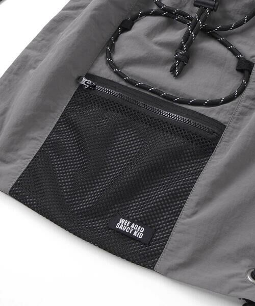 WASK / ワスク バッグ | メッシュポケットドローコードナップサック | 詳細12