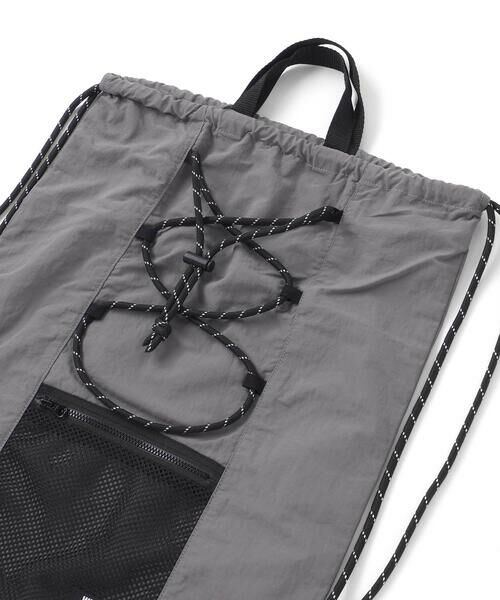 WASK / ワスク バッグ | メッシュポケットドローコードナップサック | 詳細14
