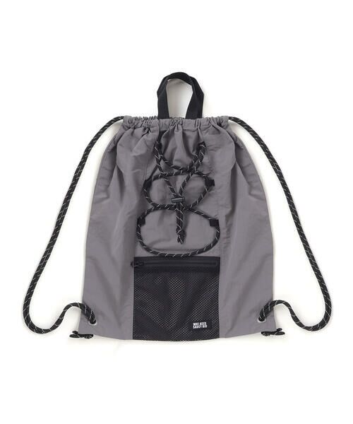 WASK / ワスク バッグ | メッシュポケットドローコードナップサック | 詳細8