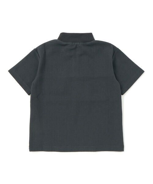 WASK / ワスク Tシャツ | ハーフジップパイル半袖BIGTシャツ(110~160cm) | 詳細5