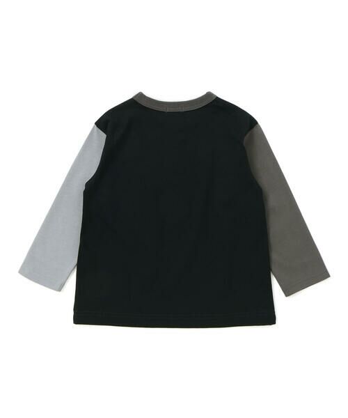 WASK / ワスク Tシャツ | カラフル袖ロゴプリントロング長袖Tシャツ(100~160cm) | 詳細2