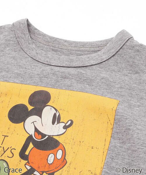 WASK / ワスク Tシャツ | 【Disney(ディズニー)】<ミッキーマウス>ドロストBIGTシャツ | 詳細10