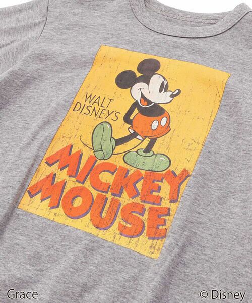 WASK / ワスク Tシャツ | 【Disney(ディズニー)】<ミッキーマウス>ドロストBIGTシャツ | 詳細11