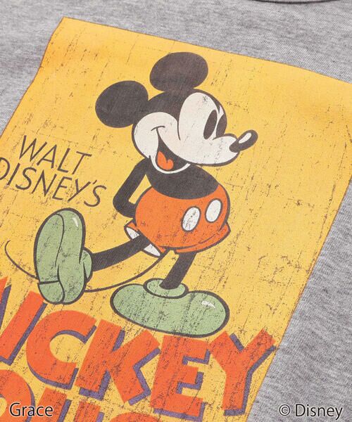 WASK / ワスク Tシャツ | 【Disney(ディズニー)】<ミッキーマウス>ドロストBIGTシャツ | 詳細12