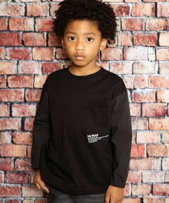 WASK / ワスク Tシャツ | ナイロン袖ビッグTシャツ(100~160cm)