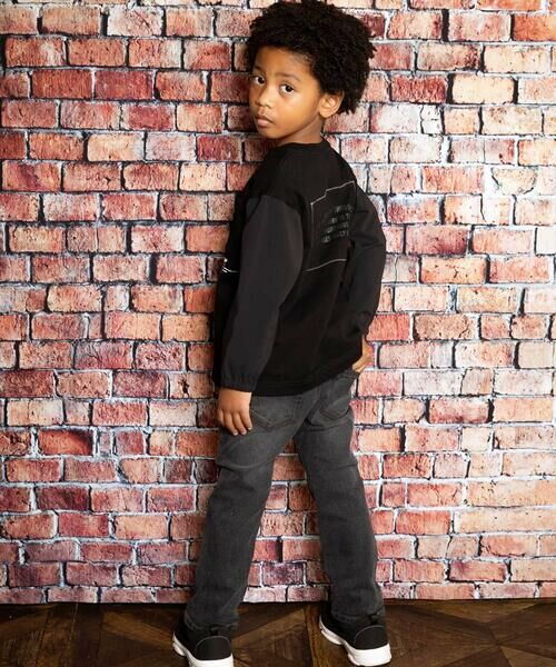 WASK / ワスク Tシャツ | ナイロン袖ビッグTシャツ(100~160cm) | 詳細3