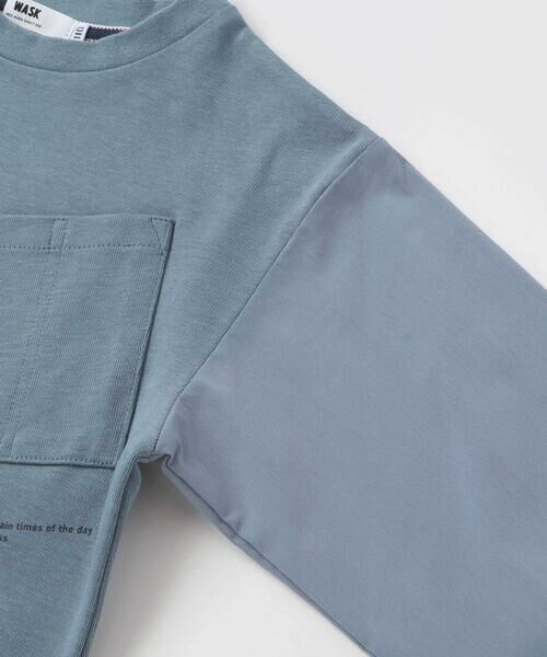 WASK / ワスク Tシャツ | ナイロン袖ビッグTシャツ(100~160cm) | 詳細10