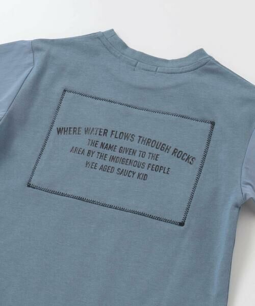 WASK / ワスク Tシャツ | ナイロン袖ビッグTシャツ(100~160cm) | 詳細12
