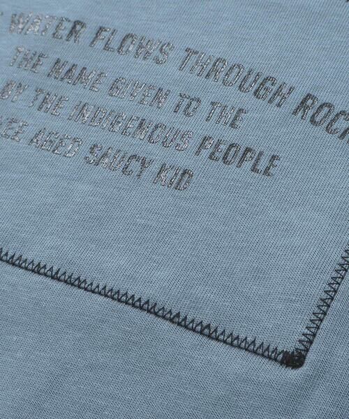 WASK / ワスク Tシャツ | ナイロン袖ビッグTシャツ(100~160cm) | 詳細13