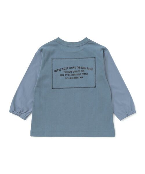 WASK / ワスク Tシャツ | ナイロン袖ビッグTシャツ(100~160cm) | 詳細7