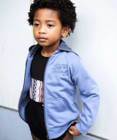 WASK / ワスク パーカー | ロゴ配色裏毛パーカー(90~150cm)