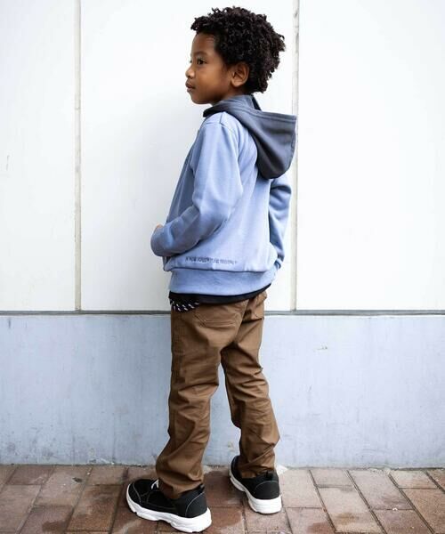 WASK / ワスク パーカー | ロゴ配色裏毛パーカー(90~150cm) | 詳細2