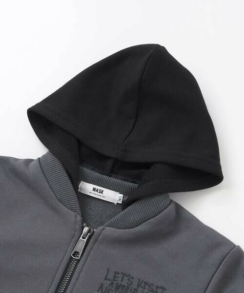 WASK / ワスク パーカー | ロゴ配色裏毛パーカー(90~150cm) | 詳細10