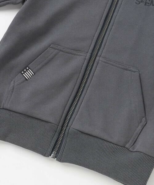 WASK / ワスク パーカー | ロゴ配色裏毛パーカー(90~150cm) | 詳細15