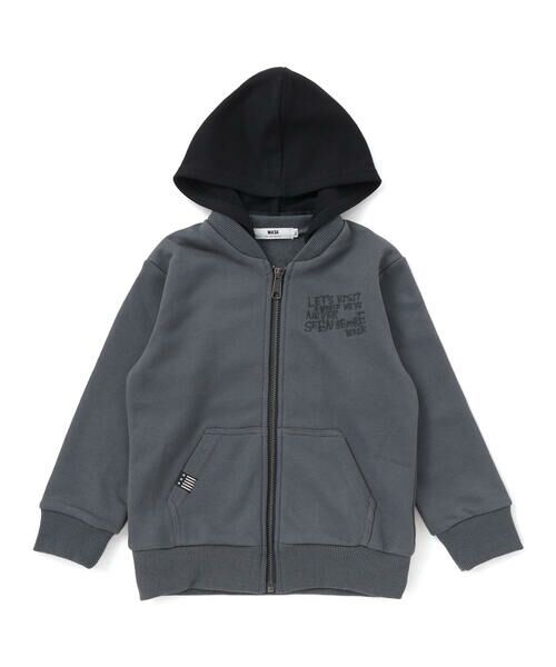 WASK / ワスク パーカー | ロゴ配色裏毛パーカー(90~150cm) | 詳細8