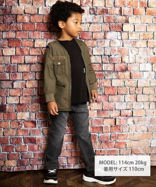 WASK / ワスク その他アウター | 袖取り外しワークジャケット(90~150cm) | 詳細2
