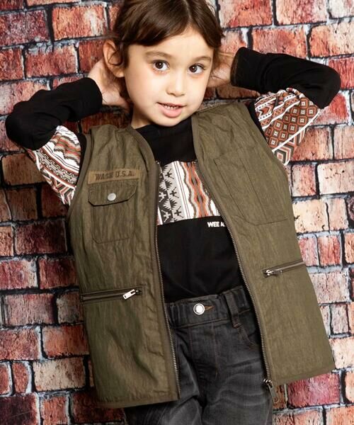 WASK / ワスク その他アウター | 袖取り外しワークジャケット(90~150cm) | 詳細3