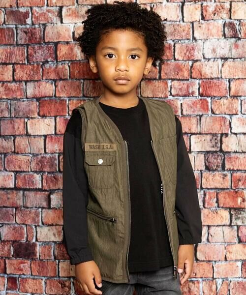 WASK / ワスク その他アウター | 袖取り外しワークジャケット(90~150cm) | 詳細5