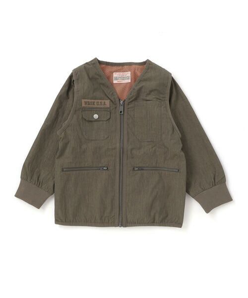 WASK / ワスク その他アウター | 袖取り外しワークジャケット(90~150cm) | 詳細6