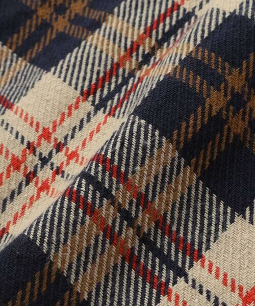 WASK / ワスク シャツ・ブラウス | 配色胸ポケットカルゼチェックシャツ(100~160cm) | 詳細9