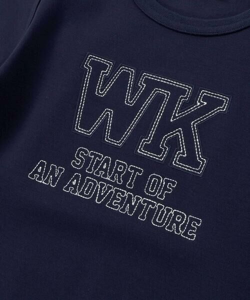 WASK / ワスク スウェット | ロゴ刺しゅうトレーナー(100~160cm) | 詳細5