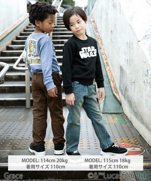 WASK / ワスク スウェット | 【STAR WARS】R2-D2 & C-3PO / プリントトレーナー (100~160cm) | 詳細1
